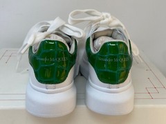 Alexander McQueen Designer Sneakers Shoes Kids Children Size 9 (25) $290 White