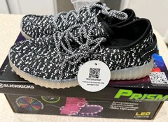 Slickkicks Prism Light Up Shoes Unisex Kids Youth Size 4