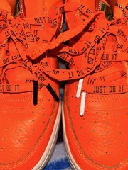Nike Air Force 1 Low “Just Do It” Orange – Size 4.5Y