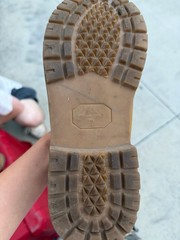 Ozark Trail Kids Work Boot Ankle Lace-Up Tan/Black US 7 EU 39.5 Synthetic