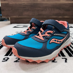 Saucony Unisex-Child Cohesion Tr14 Alternative Closure Trail Running Shoe
