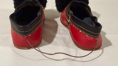Vintage Authentic Greek Tsarouchia Traditional Handcrafted Folk Shoes Child Size