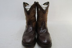 Durango Youth Size 2.5 D Brown Leather Buckaroo Cowboy Western Boots
