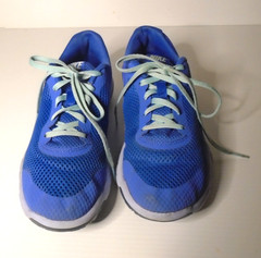 Kids Size 7Y Nike Flex Experience RN 7 Blue Mesh Athletic Sneakers Unisex