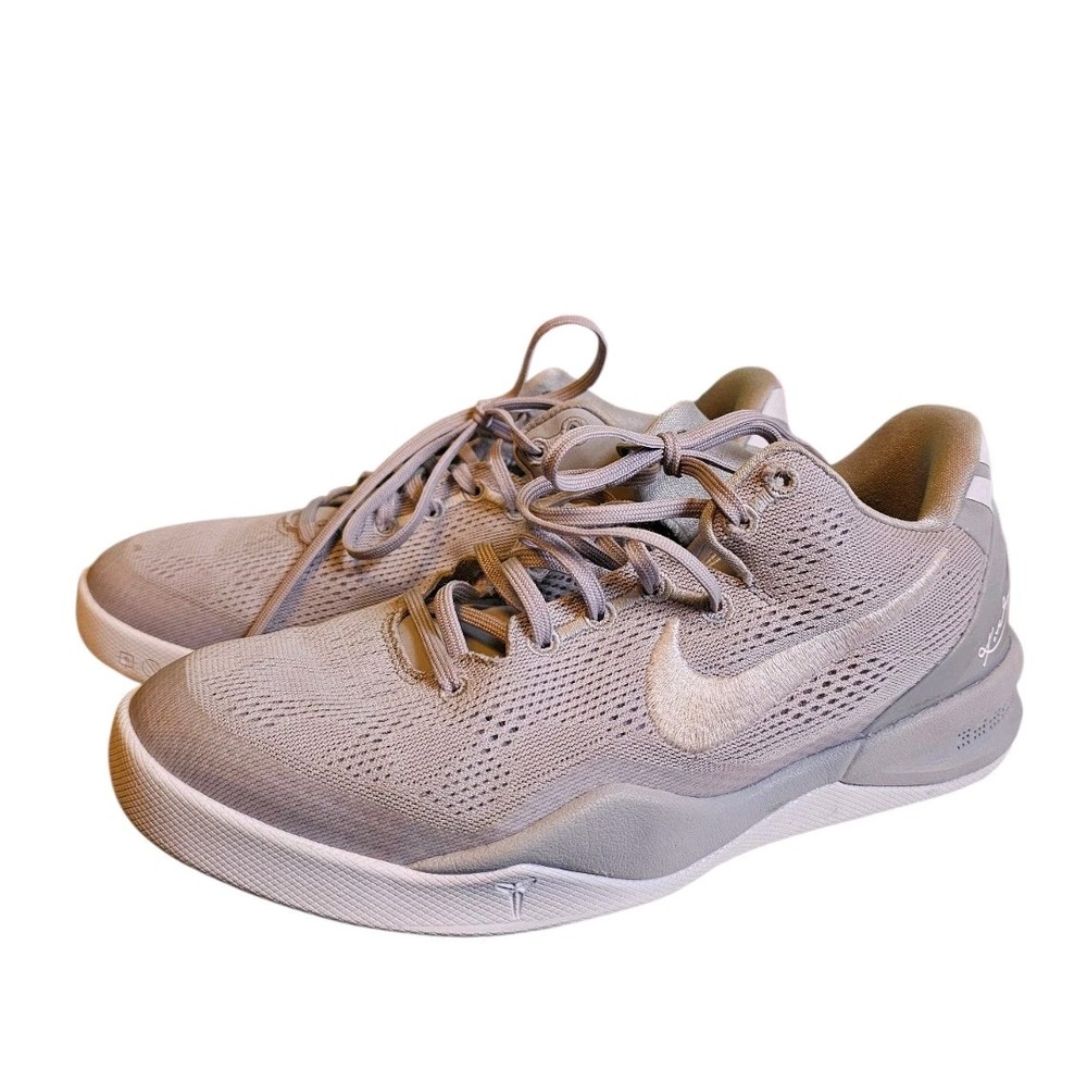 Nike Kobe 8 Protro Wolf Grey Basketball Shoes FN0266-003 GS Youth Size 5.5Y