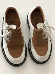 New Louie by Richter, LEATHER white / beige / brown ,unisex kids, Size 25 EU