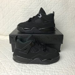 Air Jordan Jordan 4 Retro (TD) Toddler Shoes SZ 10C Black Cat IB4387-010
