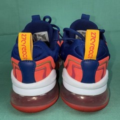 NIKE AIR MAX 270 REACT ENG Laser Crimson Laser Orange Y 5.5 W 7 CD6870-600