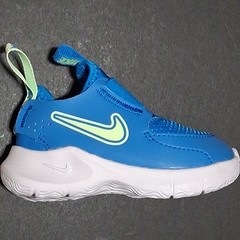 Nike FN1478-400 Flex Runner 3 Toddler 4C, Photo Blue/Vapor Green