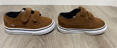 Vans Off The Wall Toddler Size 6.0 Classic Slip On Brown Shoes Unisex Kids Baby