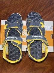 Timberland Adventure Seeker Navy/Yellow Outdoor Sandals Shoes Sz 5 Boy No Box