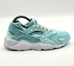 Nike 704946 401 Huarache Run Print Copa Blue Lagoon Snowflake Size 7Y Shoes