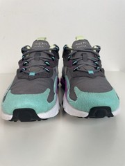 Nike Air Max 270 React Sneakers Size 4.5Y Gunsmoke Aurora Violet BQ0103-007