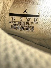 Pre Owned No Box Nike Air Jordan Legacy 312 Fly C14446-400 GS Youth Size 7Y