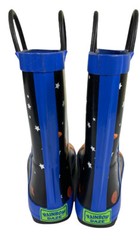 Rainbow Daze Outer Space Rainboots Sz 11/12 Pull On Galaxy Waterproof Shoe