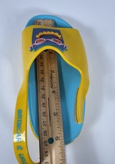 Melissa Mini Slingback Sandals Yellow Blue Cartoon Kids US 9 EU 25 Jelly Shoes