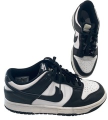 Nike Dunk Low Retro Panda Kids Sneakers 7Y White Black Colorblock Outdoor Y2K