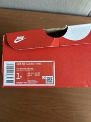 Nike Air Max Genome (Blue Void / White / Black) Size 1Y CW1627‑400