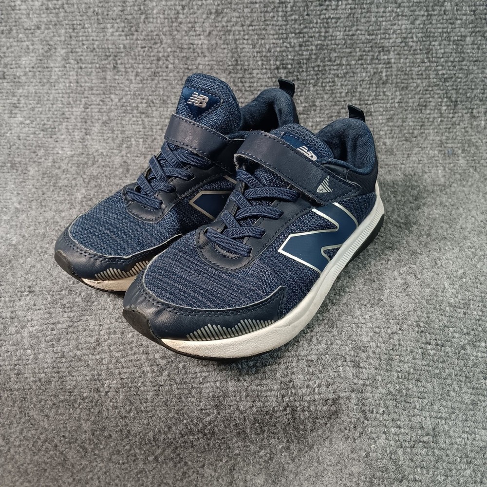 New Balance Kids Navy Blue Hook and Loop Lace Up Athletic Shoe Toddler Sz US 1W