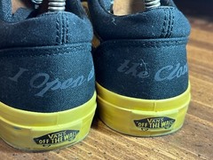 Vans™ Old Skool Harry Potter GOLDEN SNITCH Skate Sneakers YOUTH Sz 3 ~ EUC