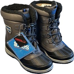 Totes Boys Size 6 David Winter Snow Boots Cold Weather Waterproof Gray