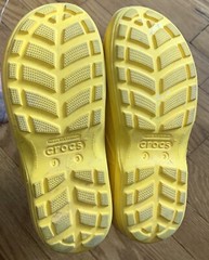 CROCS Child Kids Handle It Rain Boots Size J3 Yellow 12803 Waterproof