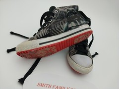 STAR WARS Darth Vader Skechers High Top Shoes Sneakers Youth Size 13 Dark Side