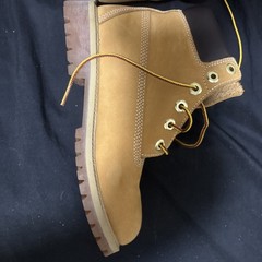 Timberland 6 Inch Classic Boot Wheat, Junior’s Size 5.5, 12909M