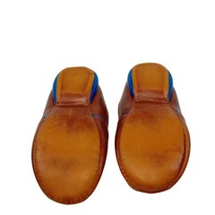RARE 1974 Vintage DC Comics Superman Leather Leatherette Kids House Slippers 9″