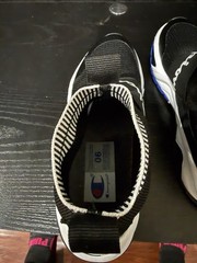 Champion Rally Pro Slip-On Mid Top Textile Sneakers Black Youth 6Y EU 38.5