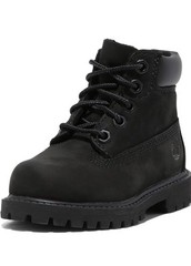 Size 5W Timberland Grade School Premium 6inch Waterproof Boot Black *NEW*
