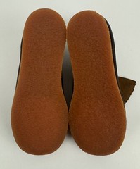 NEW Clarks Wallabee Boot Shoe Sz 11.5W Beeswax Brown Leather 26170834 Little Kid