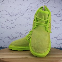 UGG Neumel II Ankle Boot Grinch Lime Green 1017320K Big Kids Size 5 / Women 6.5