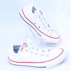 Converse Kid Size 12 White Low Top MADISON All Star Padded Sneakers – A01694F