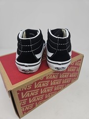 Vans Sk8-Mid Reissue V, Size Kids 11, Black/White