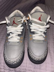 Size 4.5 (GS) – Jordan 3 Retro 2021 Mid Cool Grey