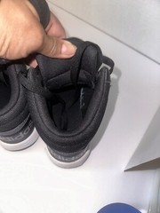 Adidas Hoops Mid 3.0 Core Black/White Sneakers Shoes GW0402 Kids Size 4