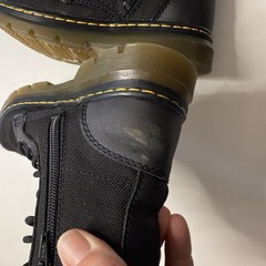 Dr. Martens Black Combs Boot Side Zip – Little Kid Size 13 EUR 31
