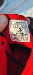 SHAQ Platinum Kids High Top Sneakers Black Red Silver Size 13 Athletic Shoes