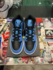 Size 5 (GS) – Jordan 1 Mid University Blue Black