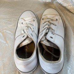 Converse Classic White & Grey Leather Madison Low Top Sneakers Youth Size 4 Fair