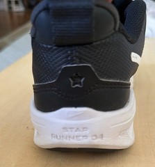 Nike Star Runner 4 DX7614-001 Black/White Mesh Athletic Sneaker Kids US 3Y