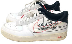 Nike Air Force 1 Low Script Swoosh Pack Shoes Youth’s Size 7Y