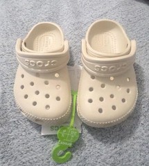 Crocs Classic Clog Bone NWT Size C6