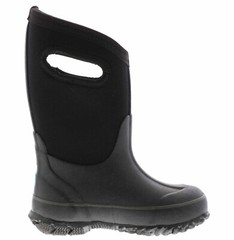 Bogs Classic High HA 52065-001 Youth Size 9 US / Black Waterproof Rain Boot