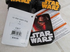 NEW Crocs Star Wars Black & Yellow Clogs Childs Kids Size C 6/7 $34.99