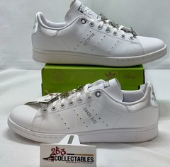 Adidas Stan Smith J Disney Peter Pan Tinkerbell GY3533 White Silver Youth 6.5