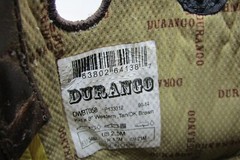 Durango Youth Size 2.5 D Brown Leather Buckaroo Cowboy Western Boots