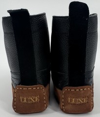 NEW Australia Luxe Collective “Boonon” Leather Shearling Moccasin Slippers US Y1