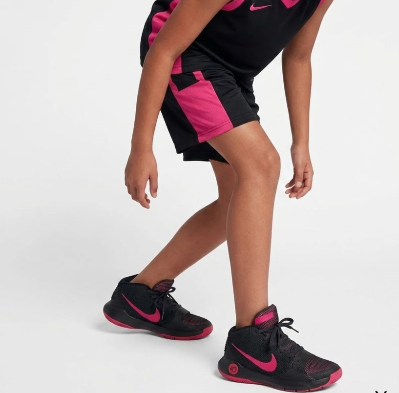 Nike KD Trey 5 III „Anthracite/Vivid Pink“ Black High Top Sneaker Youth 5Y